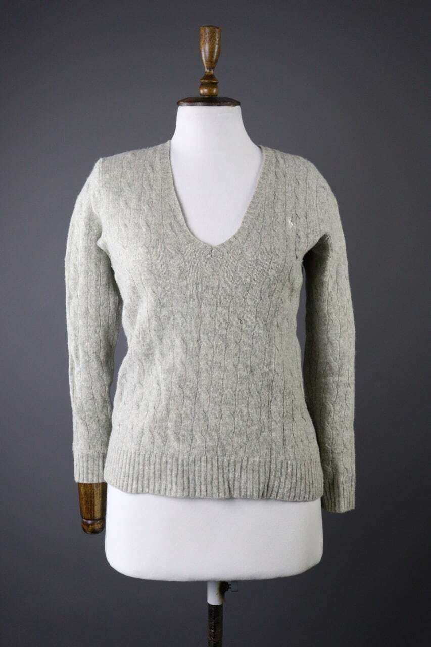 Polo Ralph Lauren Wool Cashmere Cable Knit Casual Sweater – Women's XL