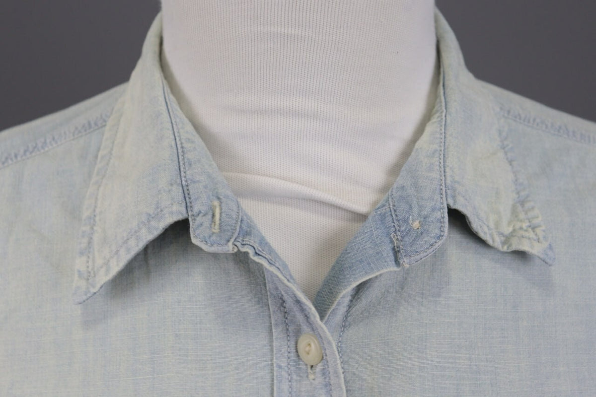 Denim & Supply Ralph Lauren Blue Long Sleeve Denim Over Shirt XL – Men's
