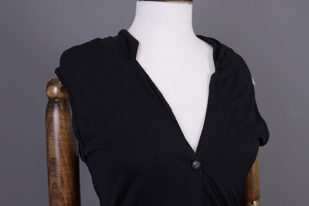 Transit Par Such 131 Black Sleeveless Bodycon Tunic Dress – Size 3
