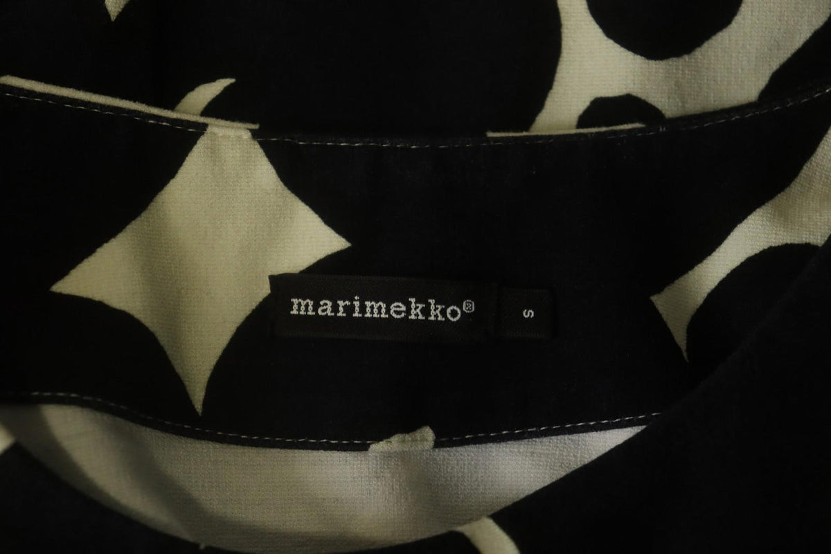 MARIMEKKO SIERRA Multi Patterned Viscose Snap Shoulder Sheath Dress – Size S