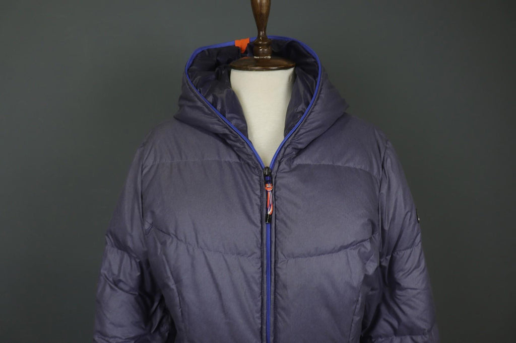 KJUS Purple Long Sleeve Regular Fit Full Zip Hooded Puffer Jacket – Size 40