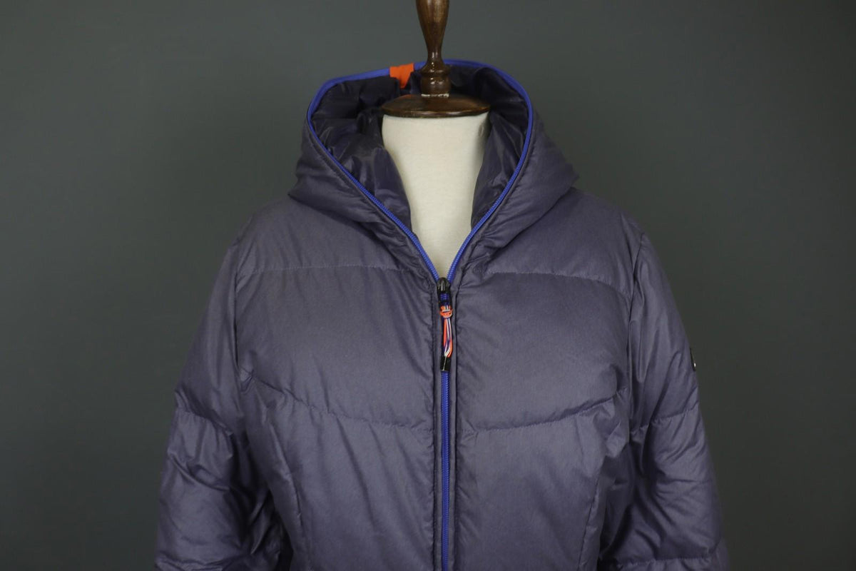 KJUS Purple Long Sleeve Regular Fit Full Zip Hooded Puffer Jacket – Size 40