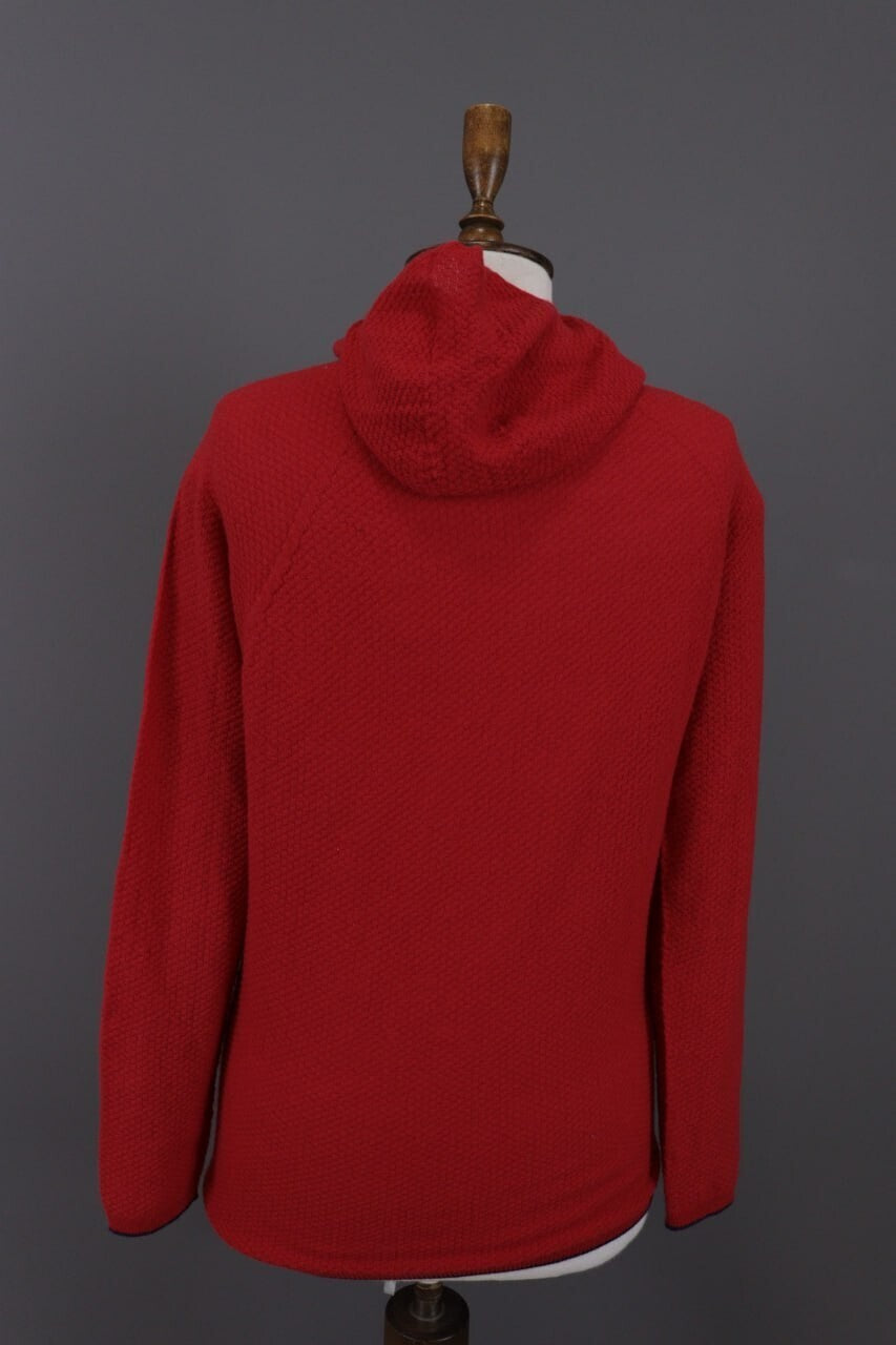 Patagonia Red Lagenlook Turtle Neck Hooded Fleece Jacket – Size M