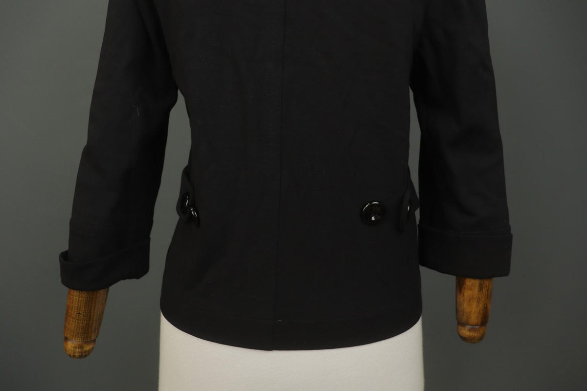 MARIMEKKO Ritva Falla Black Formal Notch Lapel Double Breasted Blazer Jacket S/M