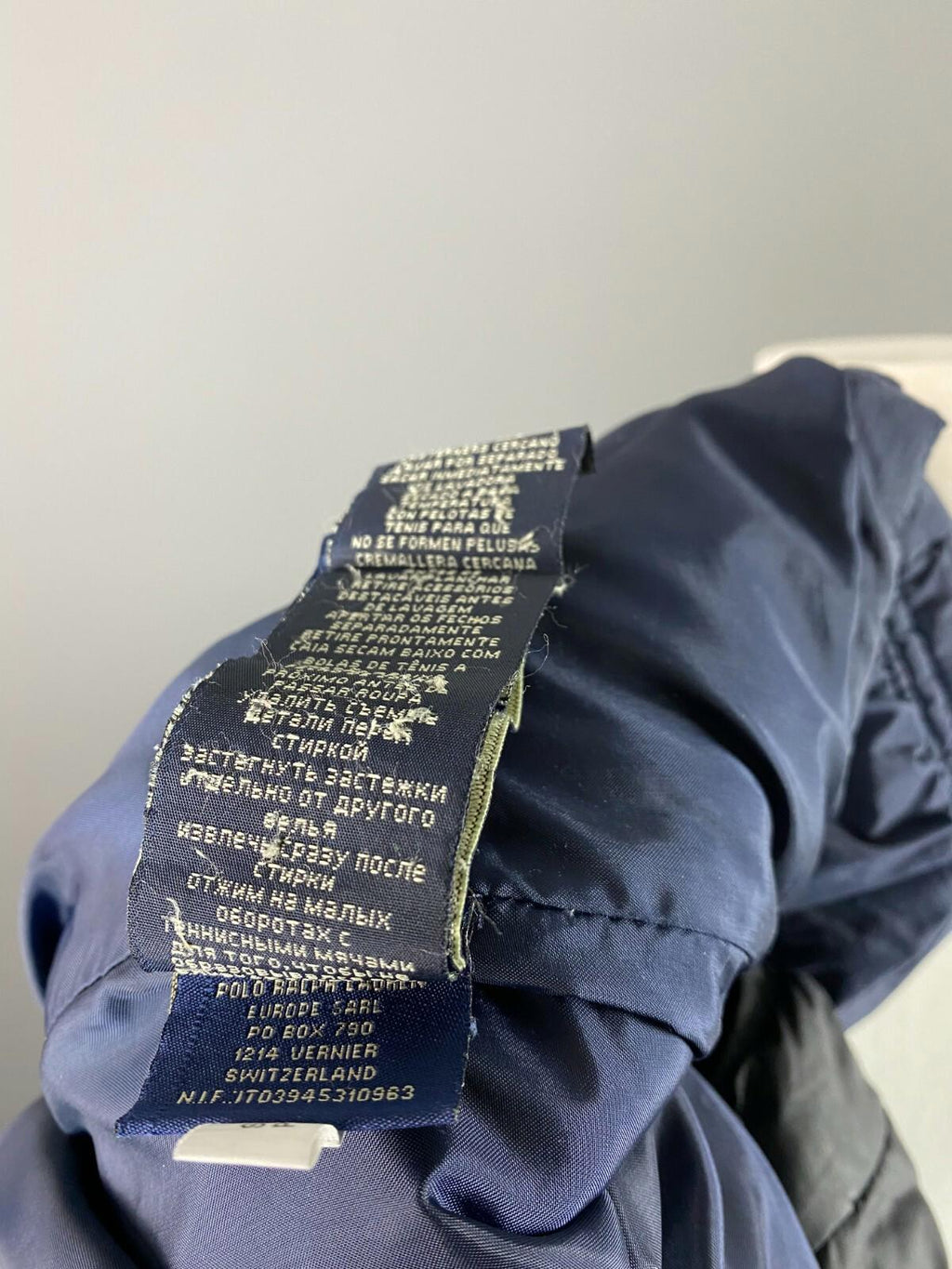 POLO JEANS COMPANY Blue Full Zip Hooded Faux Fur Down Puffer Jacket – Women's M