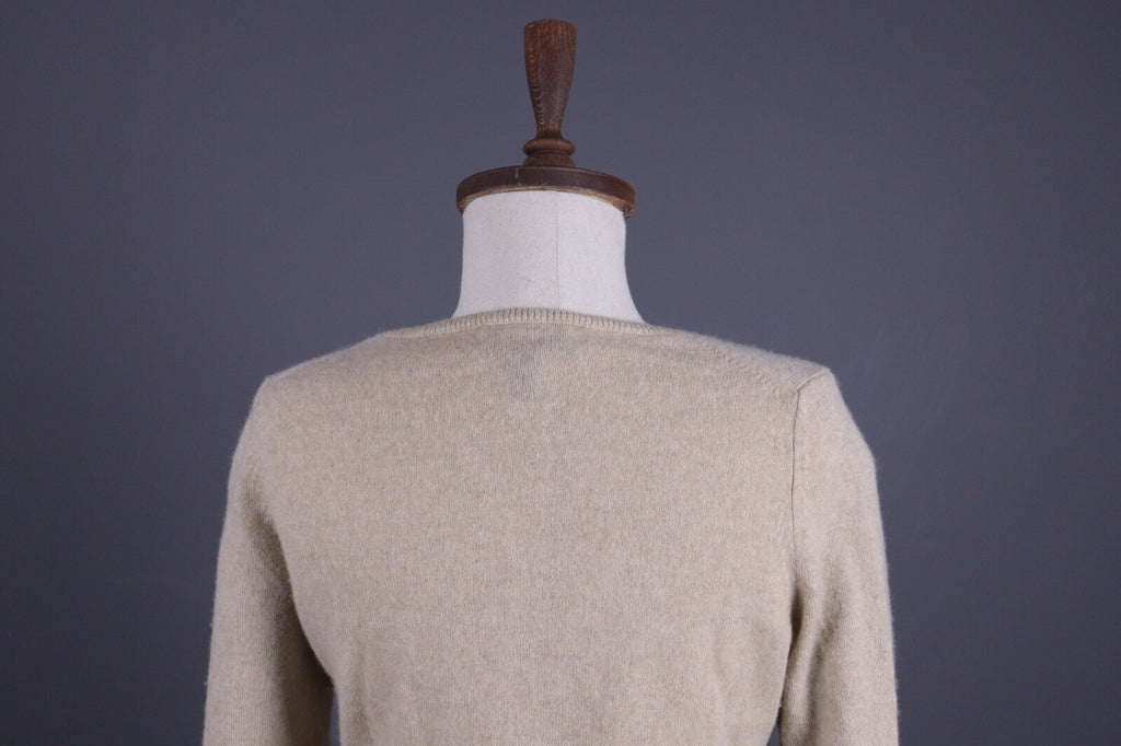 J. Crew Beige Knit 100% Italian Cashmere Soft Sweater – Size XXS