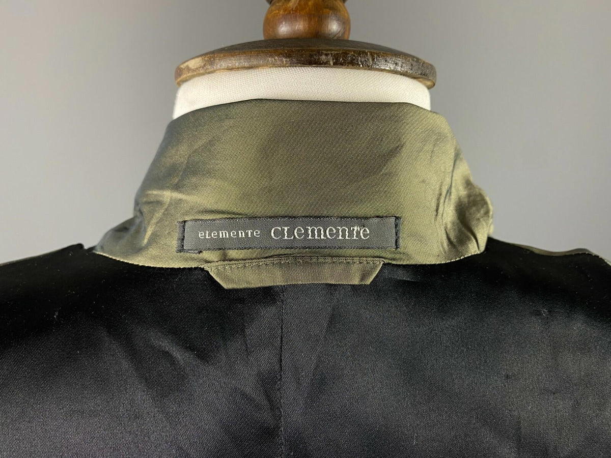 ELEMENTE CLEMENTE Khaki Button Down Blazer Jacket – Women's 1