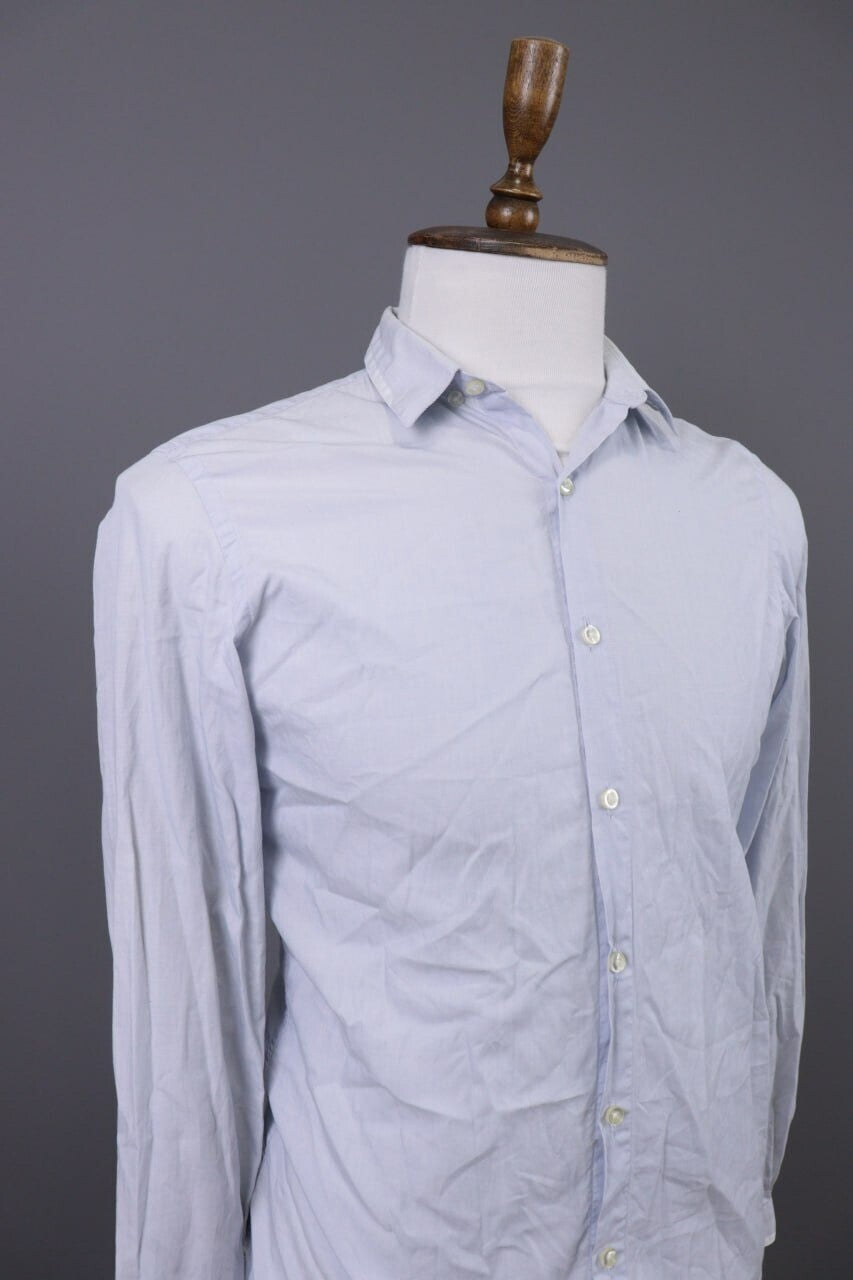 The Kooples Adjusted Blue Summer Long Sleeve Button Down Shirt – Size S