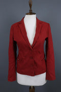 LOVE MOSCHINO Red Long Sleeve Three Button Coat Blazer – Size US 6