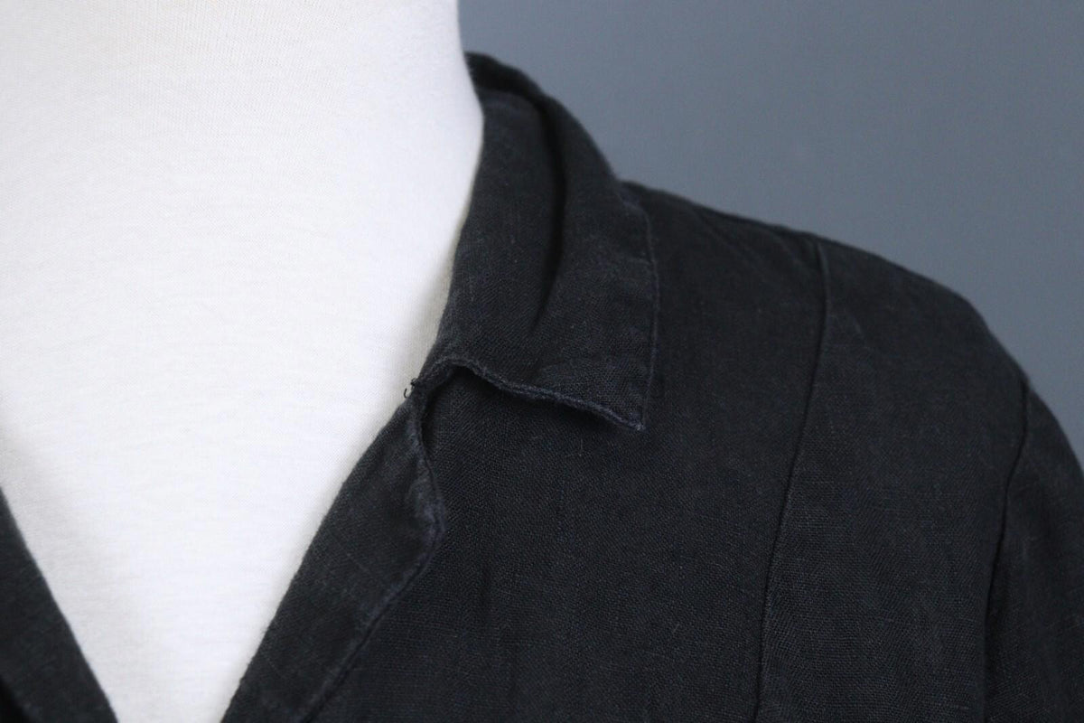 GUDRUN SJODEN Black Long Sleeve Casual Button Up Shirt – Size S
