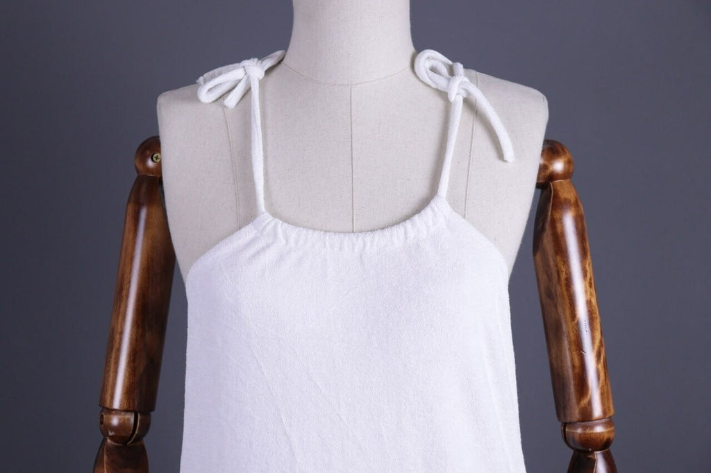 A.P.C White Spaghetti Strap Sundress Mini Dress – Size S