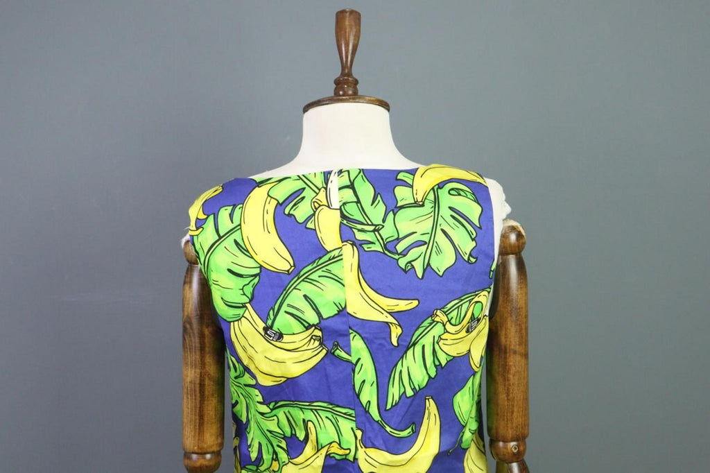 LOVE MOSCHINO Multicolor Fruits Sleeveless A-Line Short Dress – Size US 10 / I 46