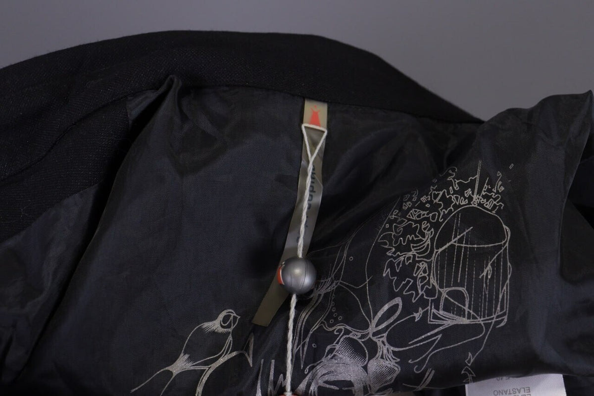 BNWT Ladies Cop Copine Celeri Chemise Veste Black Open Front Jacket 40