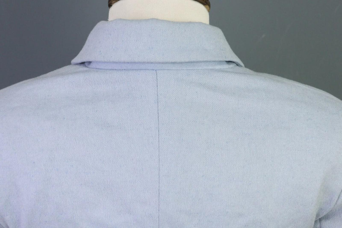 GIANNI VERSACE COUTURE Blue Single Breast Check Blazer Jacket Sz 38