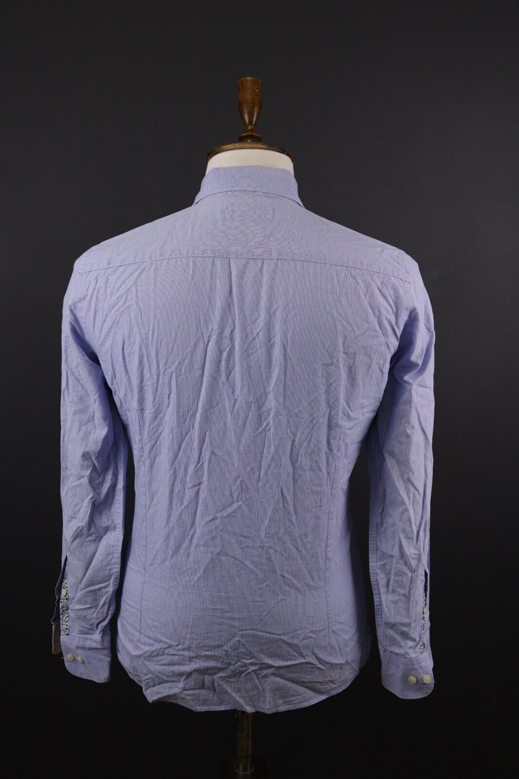 Hackett London Slim Fit Blue Long Sleeve Button Down Shirt – Size S