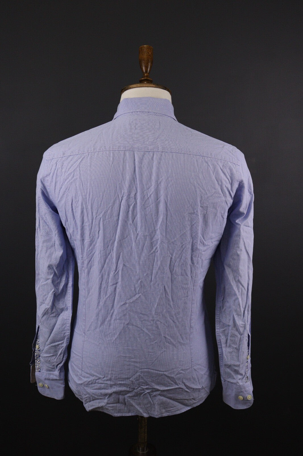 Hackett London Slim Fit Blue Long Sleeve Button Down Shirt – Size S