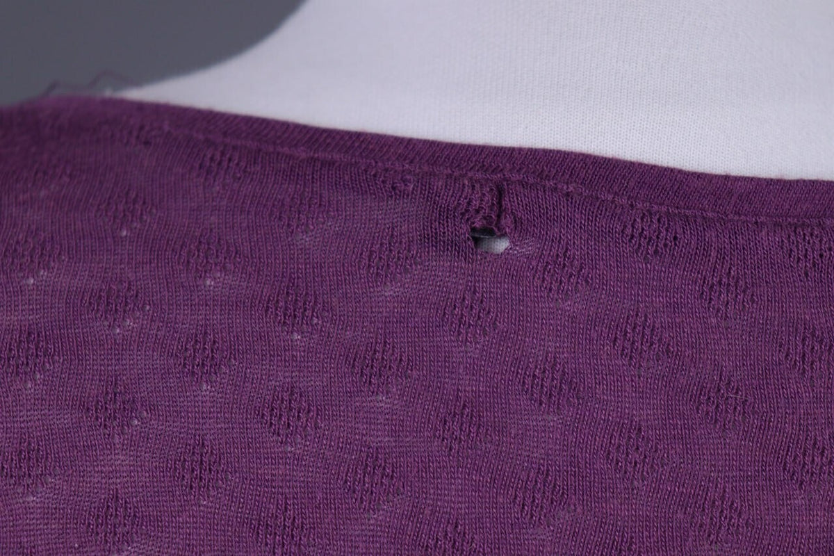 Gudrun Sjoden Purple Long Sleeve Top Shirt Pullover – Size XL