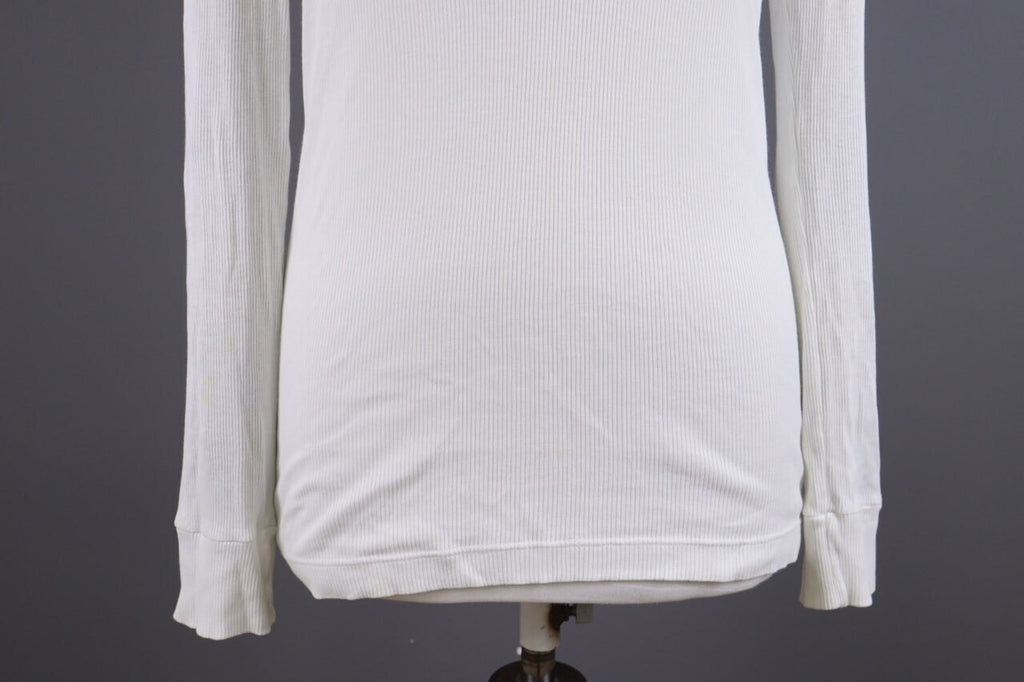 Dolce&Gabanna White V-Neck Pullover – Size 46