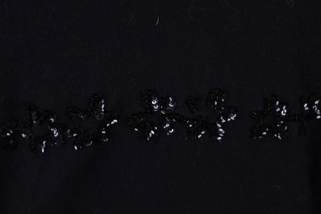 Sonia by Sonia Rykiel Black Wool Angora Knit Sweater 40 / M