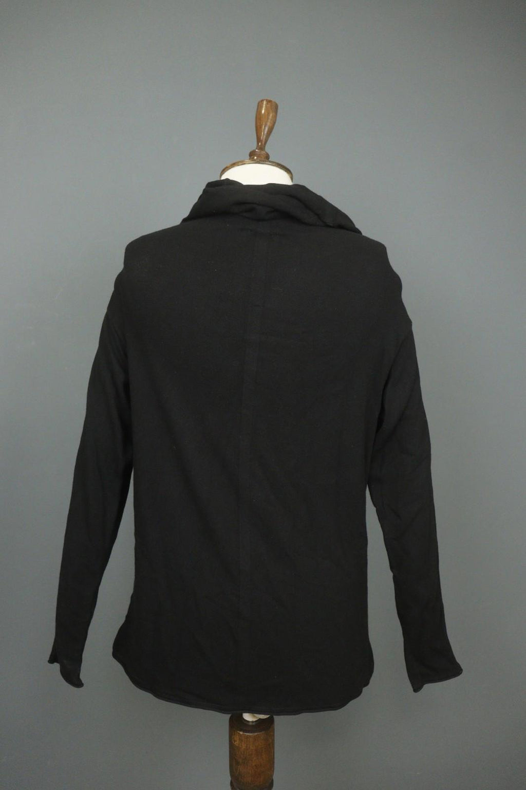 ANNETTE GOERTZ Black Classic Long Sleeve Cowl Neck Pullover Sweatshirt – Size L