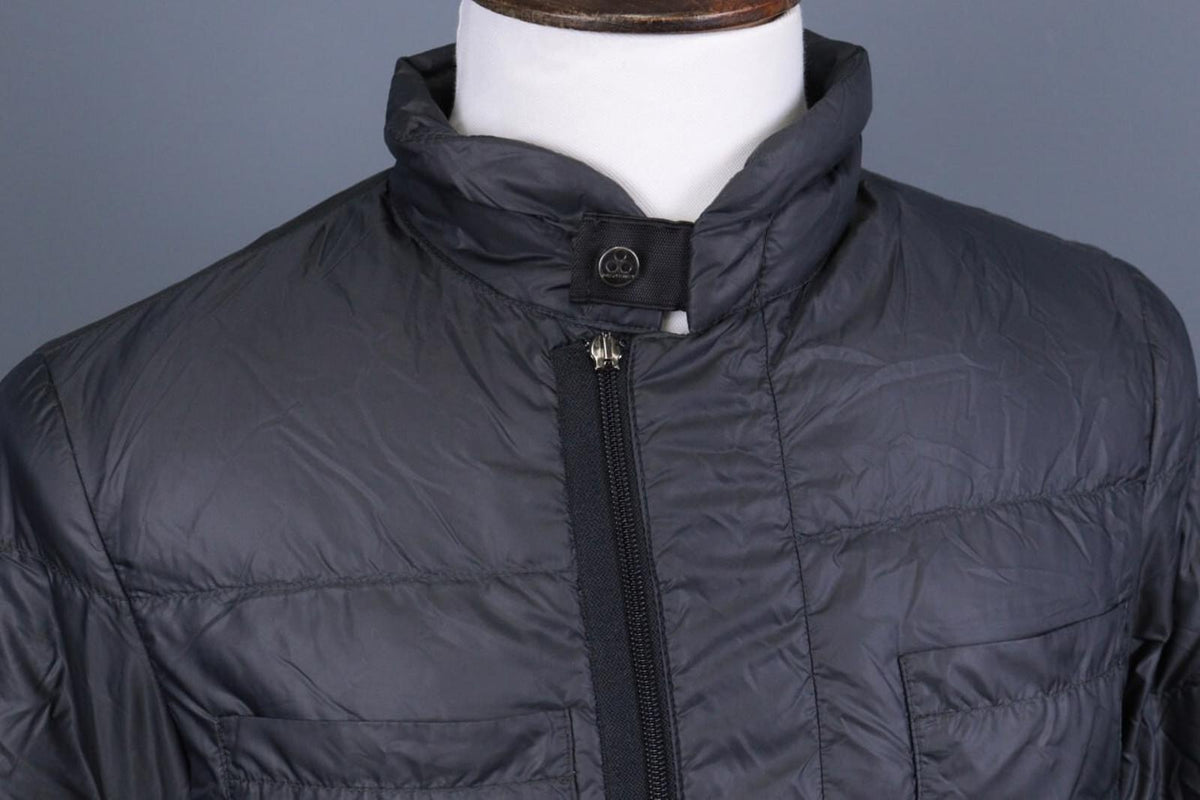 PEUTEREY Gray Padded Full Zip Quilted Goose Down Jacket – Size 50