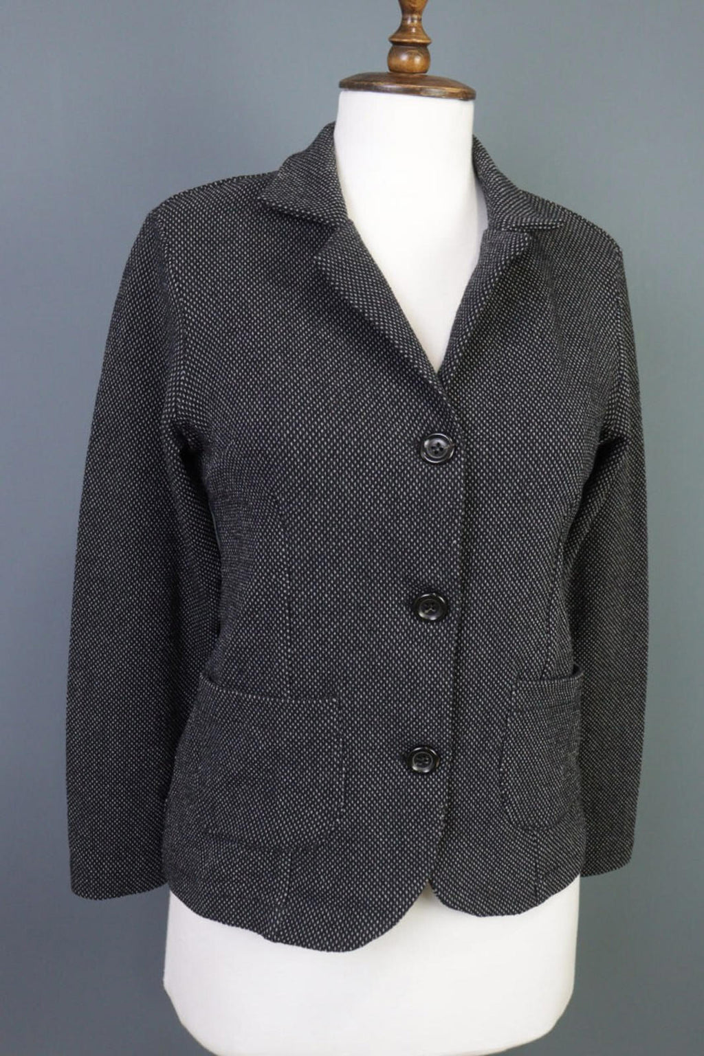 TRANSIT PAR SUCH Gray Designer Wool Business Blazer Jacket – Size 3