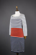 Barbour Multicour Beacon Brand Striped Pembrey Sweater Dress EU 40 UK 14 US 10
