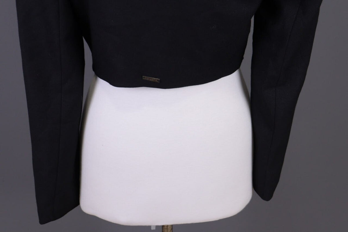 BNWT Ladies Cop Copine Celeri Chemise Veste Black Open Front Jacket 40
