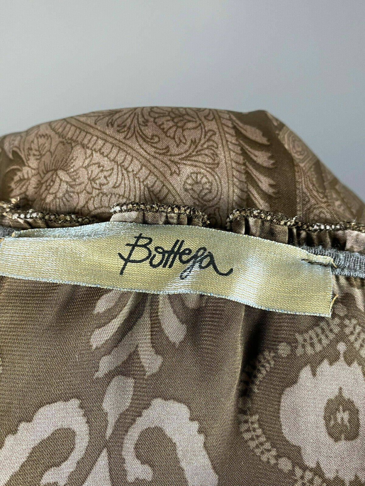 Bottega by Elisa Cavaletti Multicolor Boho Kaftan Layered Mesh Dress – Size M