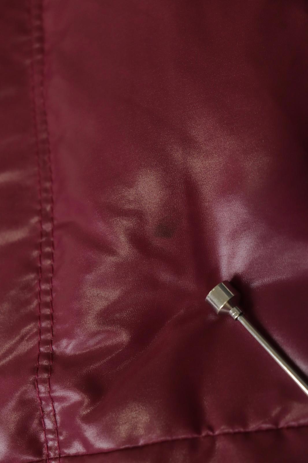 WEEKEND MAX MARA Red Long Sleeve Mock Neck Snap Inside Zip Puffer Jacket – Size 44