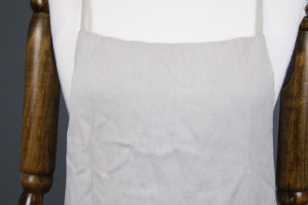 SARAH PACINI Gray Spaghetti Strap Square Neck Sleeveless Tank Dress – Size M/L