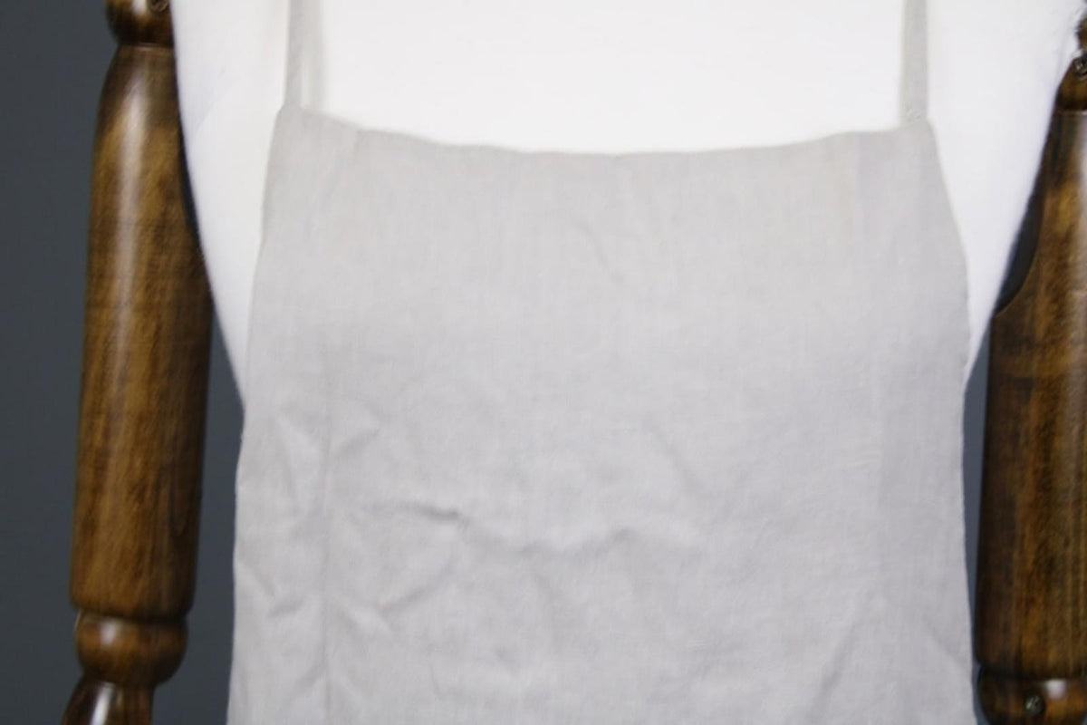 SARAH PACINI Gray Spaghetti Strap Square Neck Sleeveless Tank Dress – Size M/L
