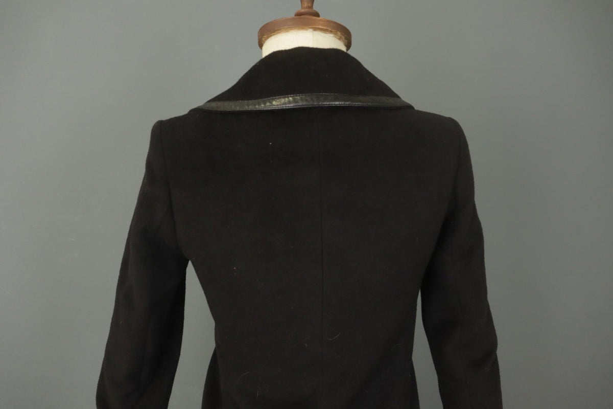 Balenciaga Black Wool Double Breasted Peak Lapel Formal Blazer Jacket – Size 38