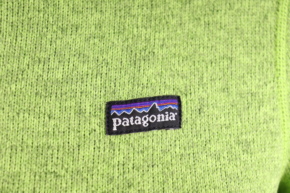 Patagonia Green Full Zip Hiking Outdoor Fleece Sherpa Jacket – Size XS