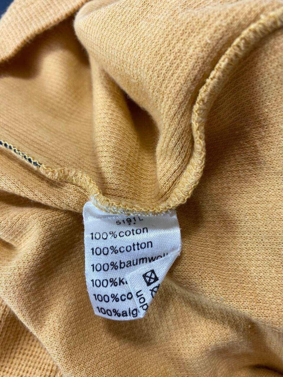 Lacoste Sport Slim Fit Yellow Long Sleeve Polo Shirt – Size 5 / L