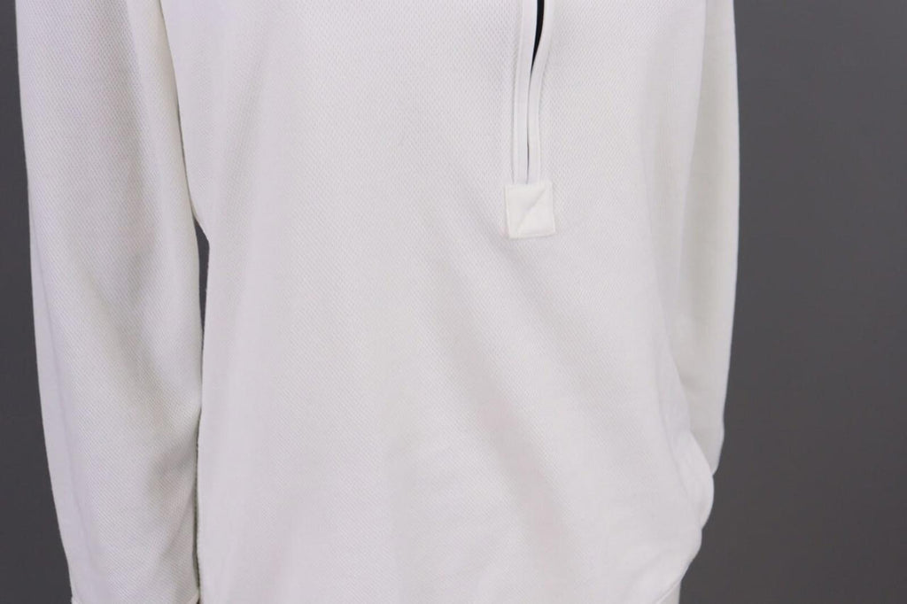 FRAUENSCHUH POLARTEC White 1/2 Zip Lightweight Fleece Top – Size XL