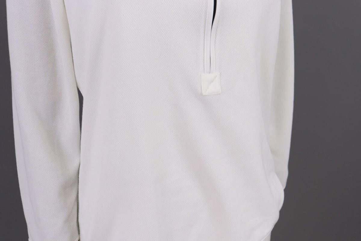 FRAUENSCHUH POLARTEC White 1/2 Zip Lightweight Fleece Top – Size XL