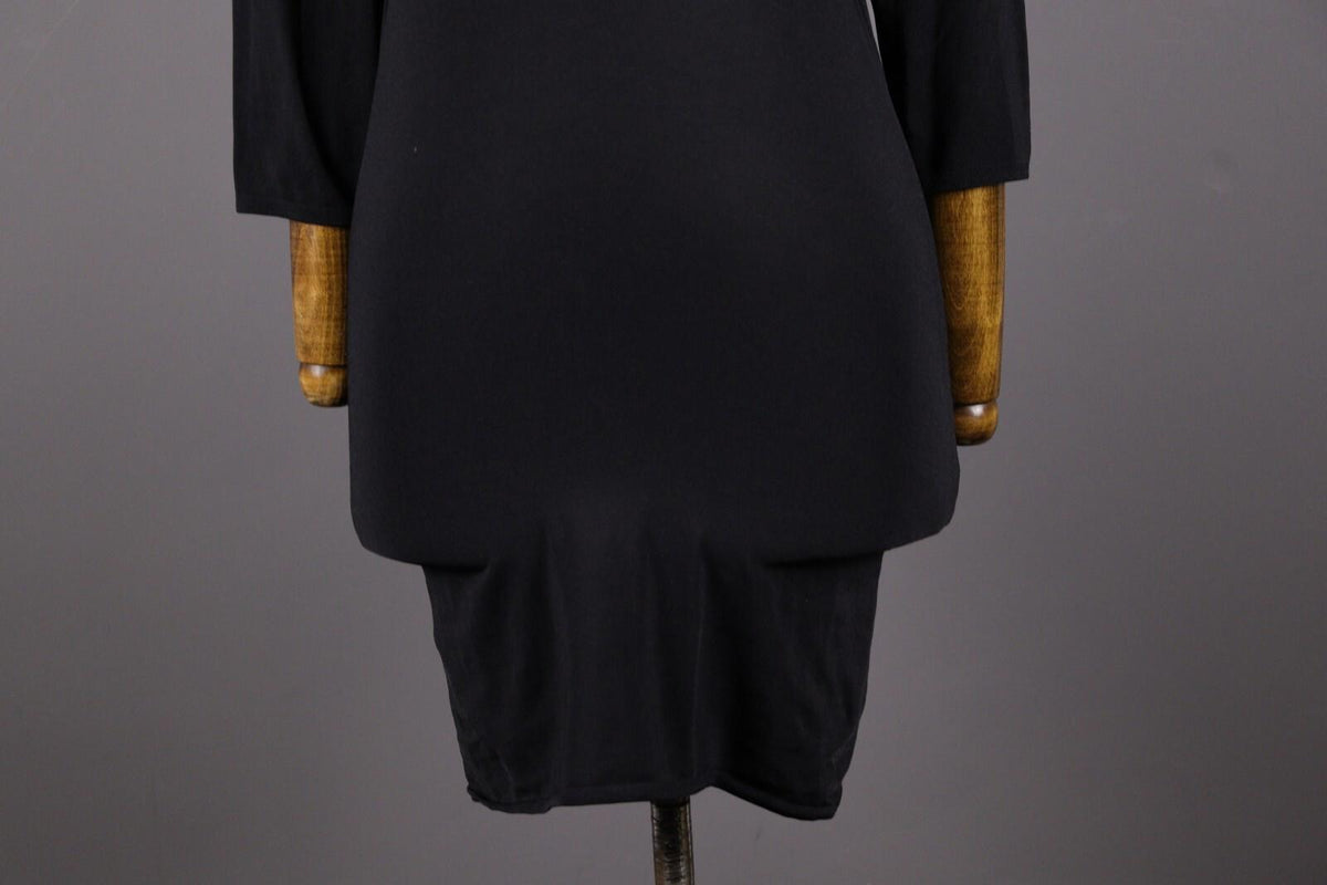 MARITHE FRANCOIS GIRBAUD Black Party Cocktail Evening Bodycon Dress – Size 4