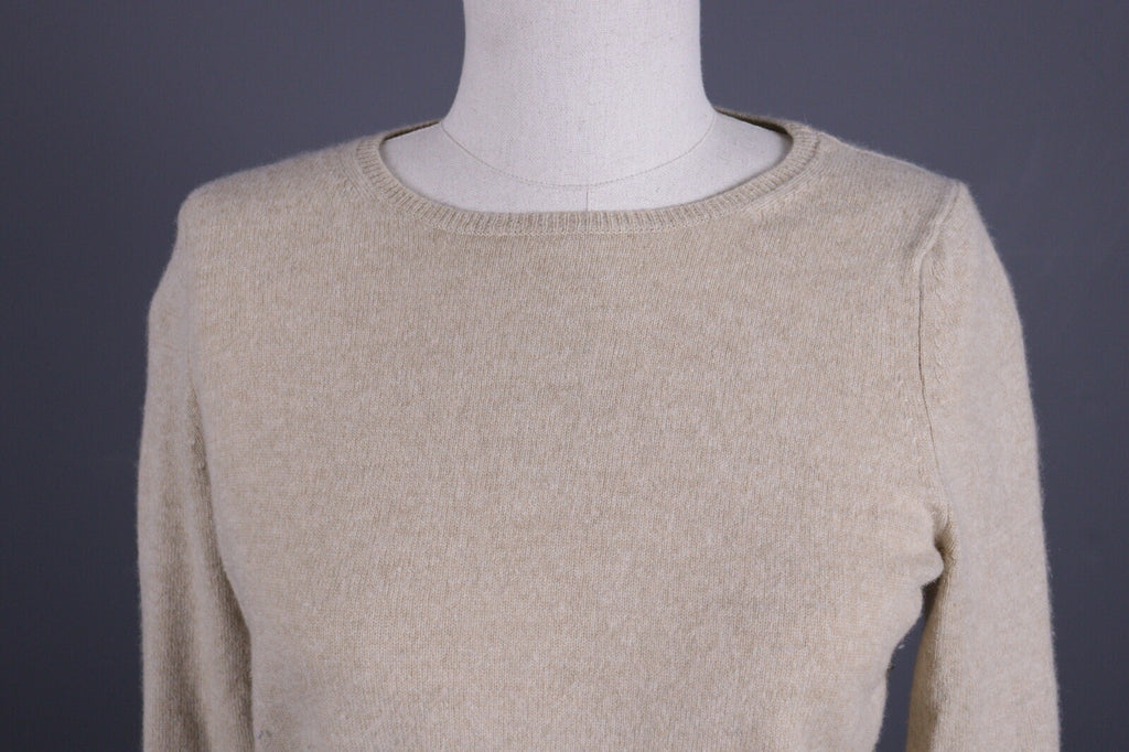 J. Crew Beige Knit 100% Italian Cashmere Soft Sweater – Size XXS