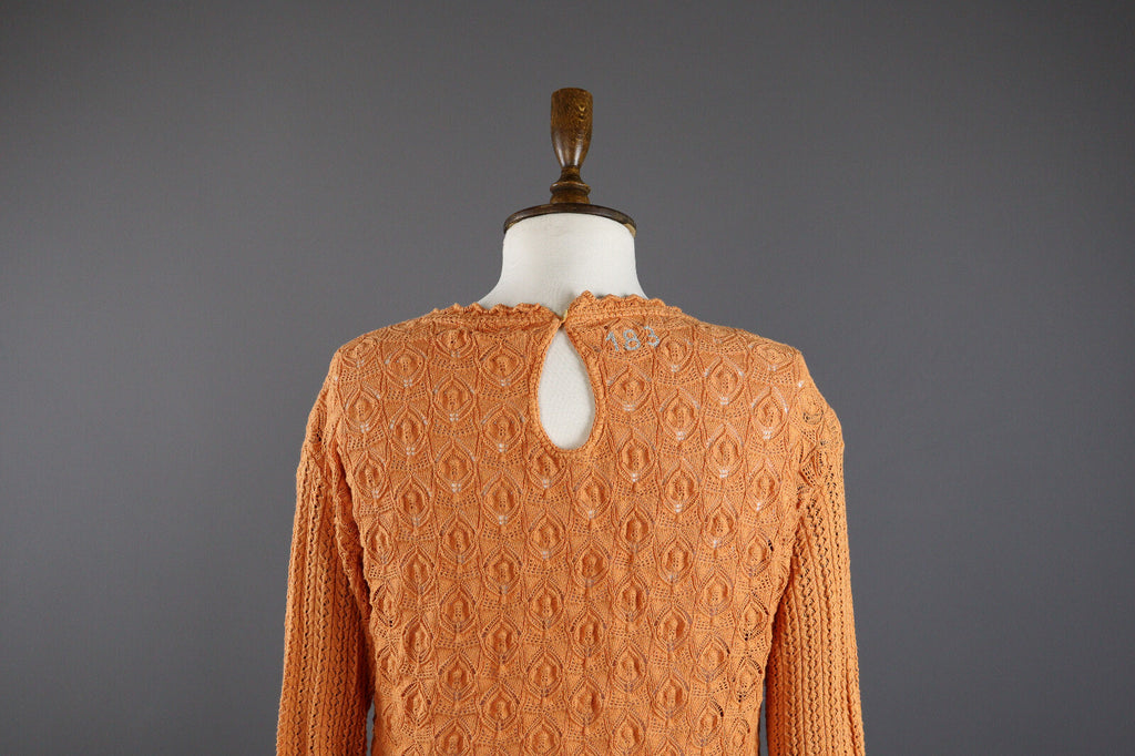 Odd Molly Cotton Long Sleeve Crochet Mesh Sweater – Women's 0