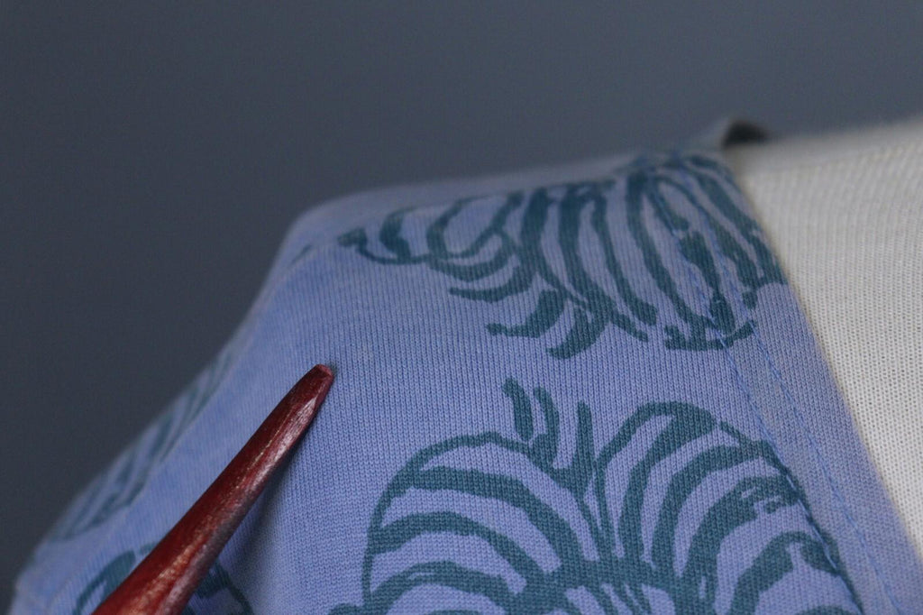 MARIMEKKO Blue Geometric Pattern Long Sleeve Long Maxi Dress – Size XL