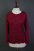 GUDRUN SJODEN Multicolor Floral Long Sleeve Blouse Top Shirt – Size S