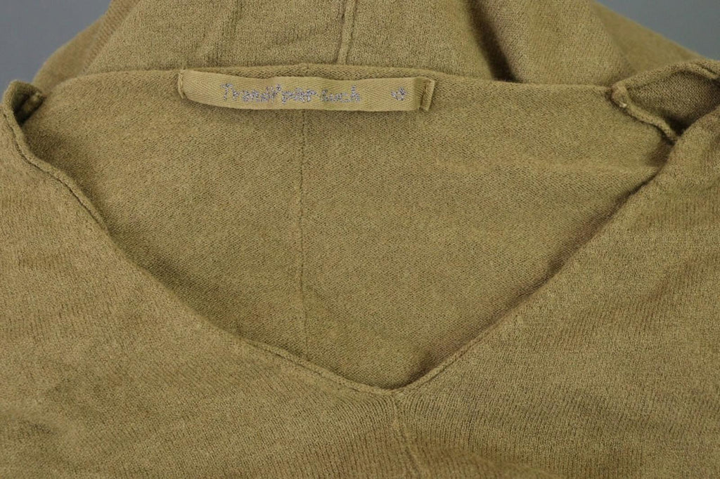 TRANSIT PAR SUCH Green Knit Lagenlook Tunic Sweater – Size 4