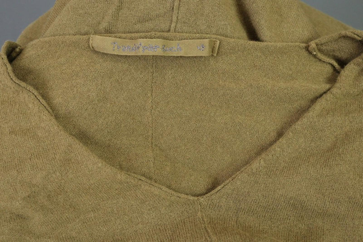 TRANSIT PAR SUCH Green Knit Lagenlook Tunic Sweater – Size 4