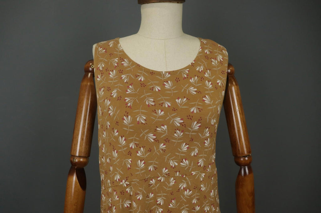 GUDRUN SJODEN Multi Floral Sleeveless Round Neck Pullover Tank Dress – Size L