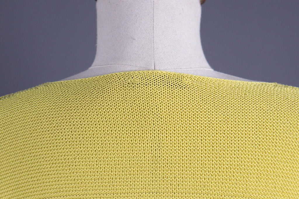 Used OSKA Yellow V-Neck Lagenlook Long Sleeve Tunic Top – Size 4