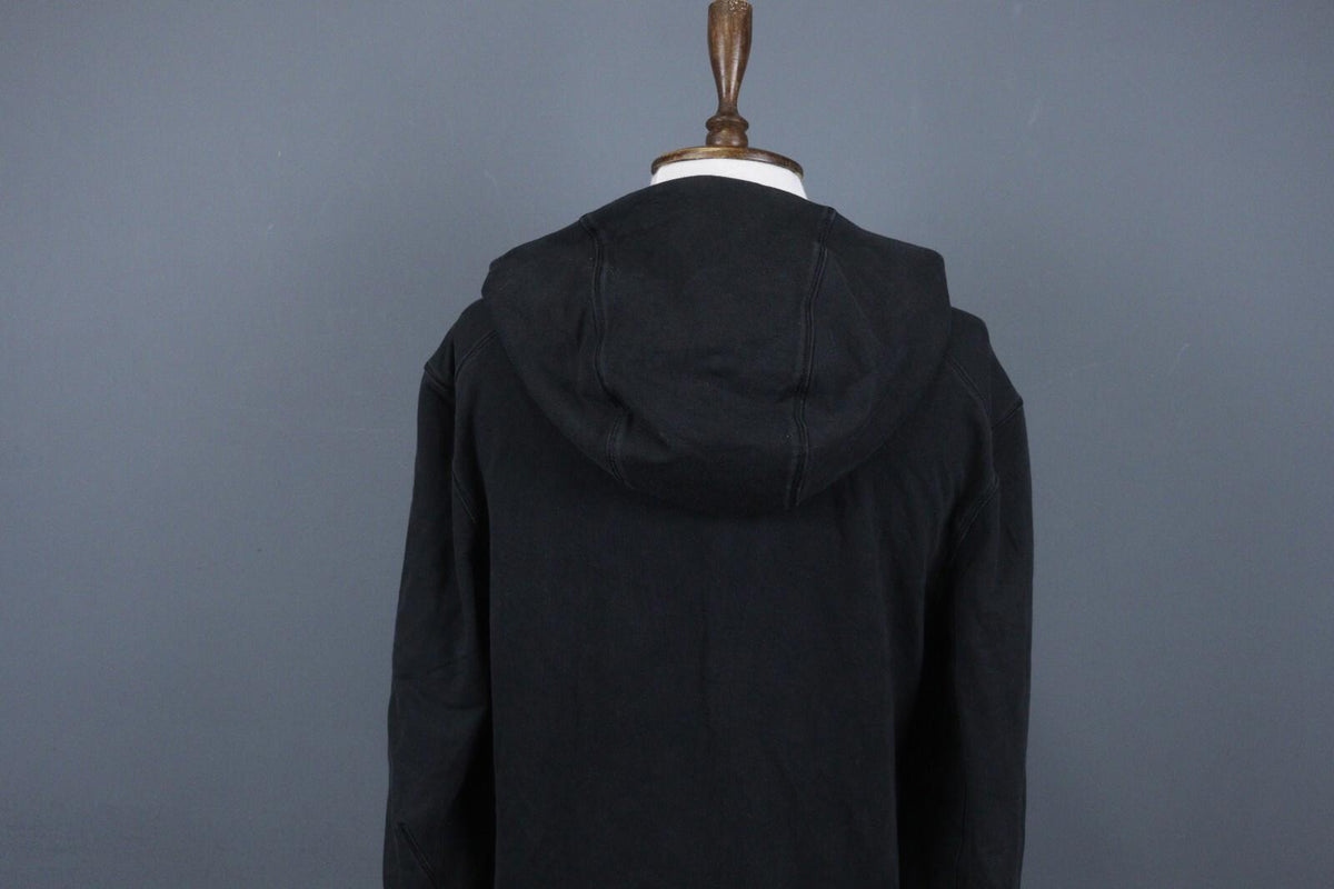 LULULEMON Black Long Sleeve Logo Lightweight Full Zip Hooded Track Jacket