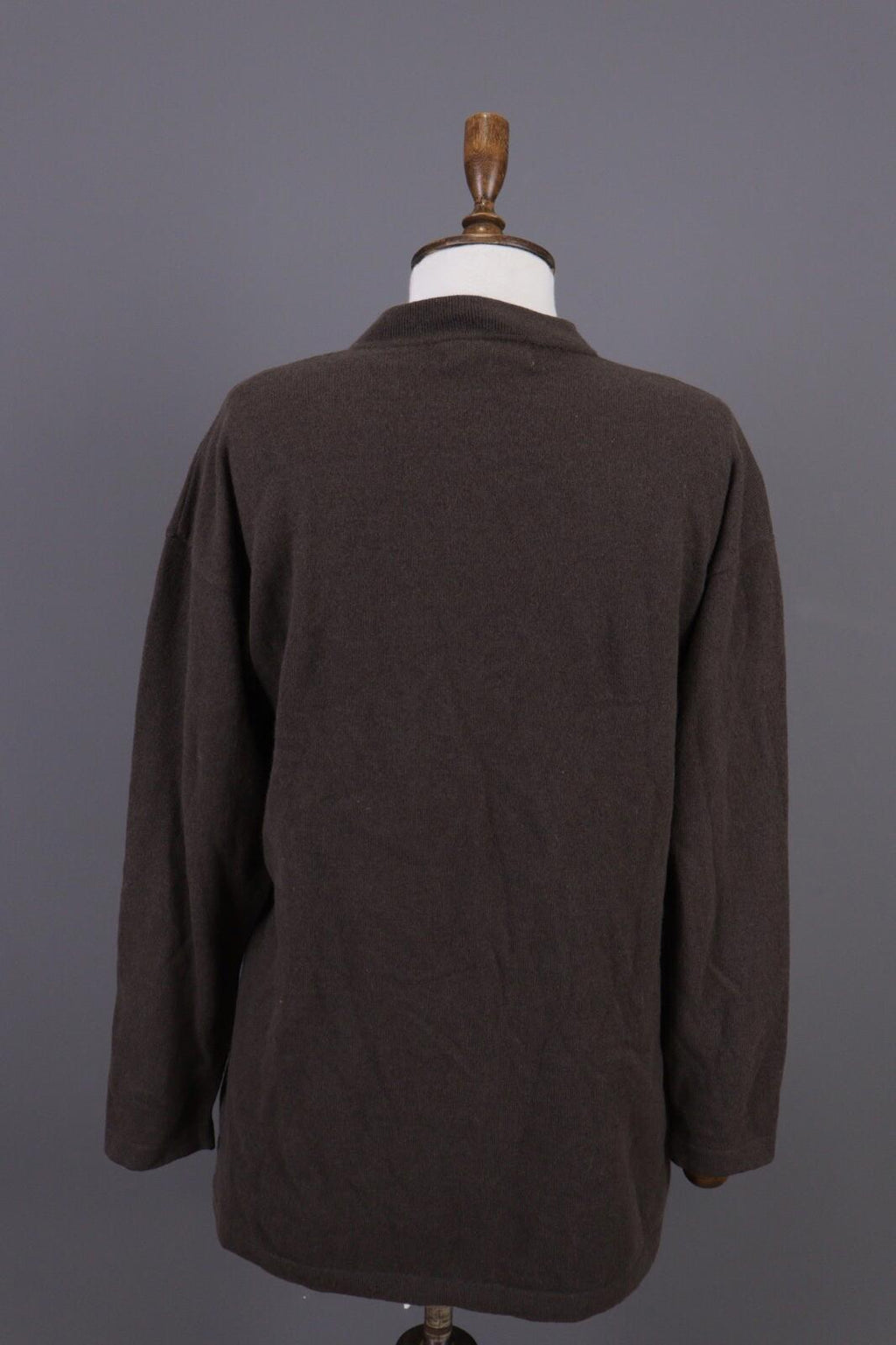 ICEBERG Brown Wool Oversized Knit Sweater – Size 40 M
