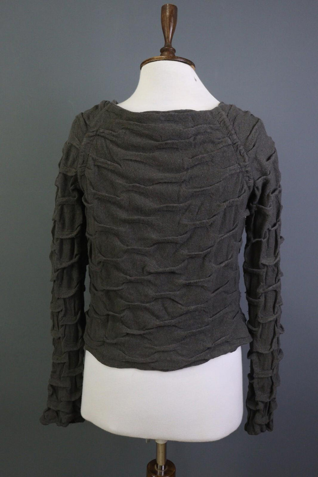 Absolut by ZEBRA Angora Wool Crew Neck Textured Knit Pullover Sweater – Size 2