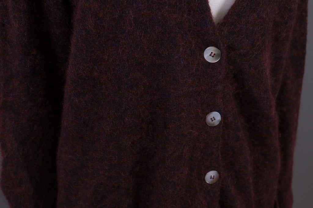 Bellerosa Brown Wool Puperkid Mohair Pockets Knit Cardigan Sweater – Size 2 / M